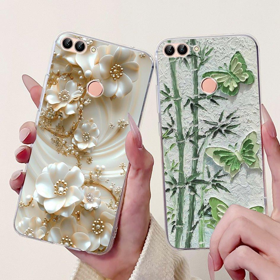 For Huawei P Smart 2018 Case Popular Butterfly Soft Silicone TPU Phone Back Cover For Huawei PSmart FIG-LX1 FIG-LX2 FIG-LX3 Case
