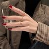 Изысканное корейское кольцо с бриллиантом на указательный палец для модных женщин - Универсальный дизайнерский стиль