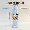 1PC Cartoon Kid Animal Friend Group Print 750ml Color Plastic Sports Water Bottle Leakproof Flip Straw Lid Suitable for Sports Office Home Use