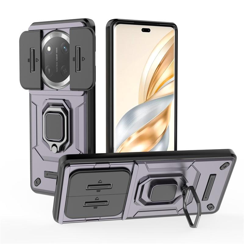 Armor Shockproof Case For Honor X9c Smart X9b X9a Protective Cover For Magic 7 6 5 Lite With Ring Stand Holder Coque Fundas Capa