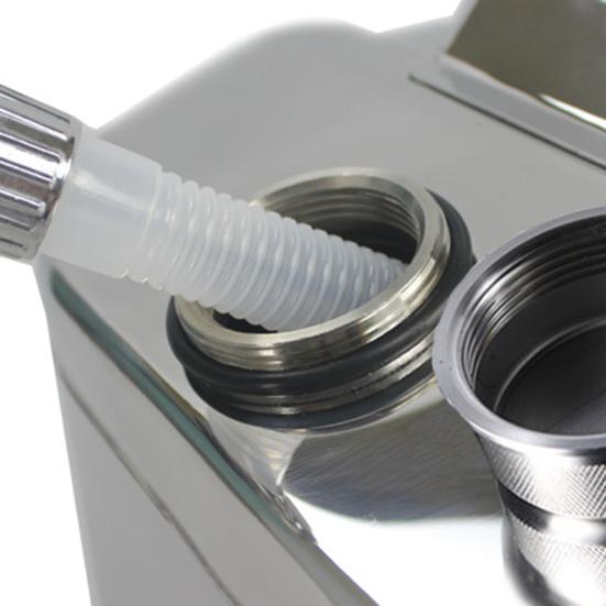 5л/10л металлический топливный контейнер из нержавеющей стали канистра с ручкой герметичный топливный бак для грузовиков автомобилей мотоциклов оборудование