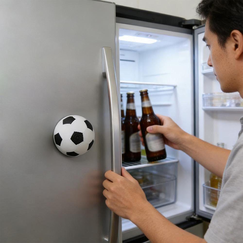 Sports Theme Sports Ball Bottle Opener Fan Gift Ball Key Chain Magnetic Bottle Opener Home Bar
