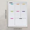 Erasable Week Plan Schedule Calendar Soft Magnetic Fridge Sticker Whiteboard Message Board Memo Refrigerator Magnet