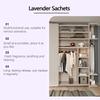 Ароматизированный лавандой саше натуральный свежий стойкий цветочный аромат для шкафа, обувного шкафа, запаха для дома, портативный ароматизатор в саше