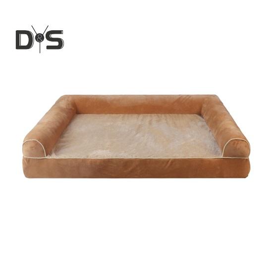 Orthopedic Dog Bed Large Washable Dog Sofa Bed Soft Bolster Dog Nest Cotton Filling Warm Pet Couch Sofa for Medium Large Dogs