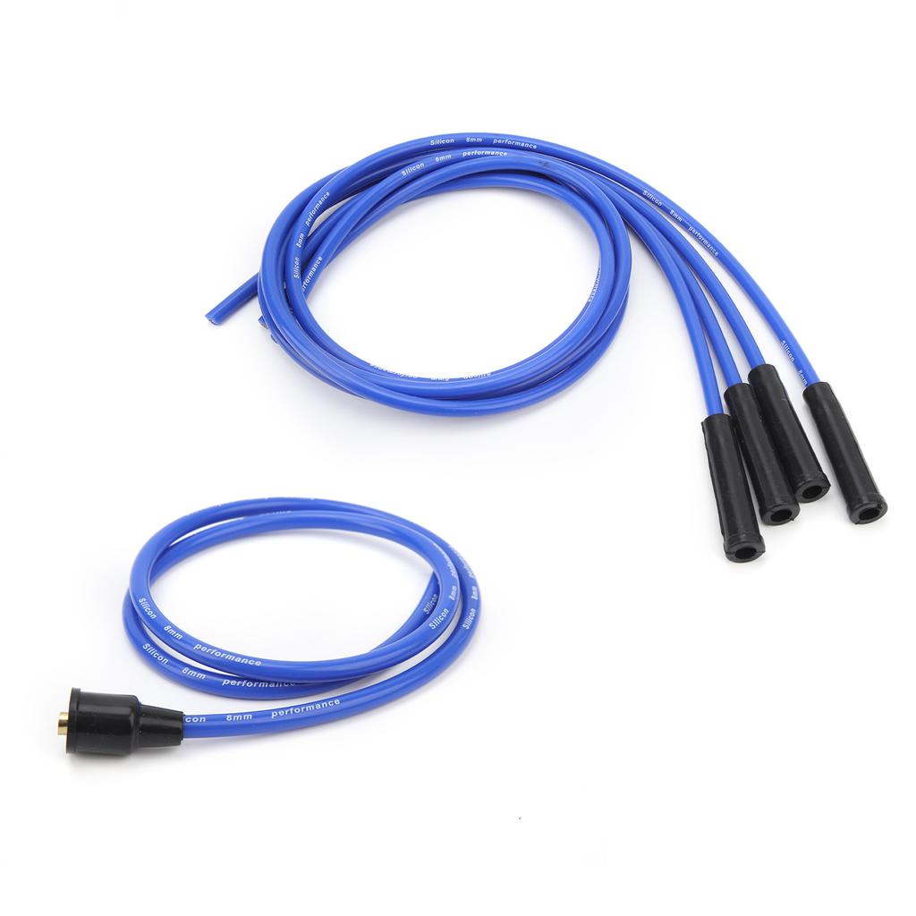 8mm Wire 1m Length High Efficiency Stable Ignition Wire Set for 4 Cylinder Cars