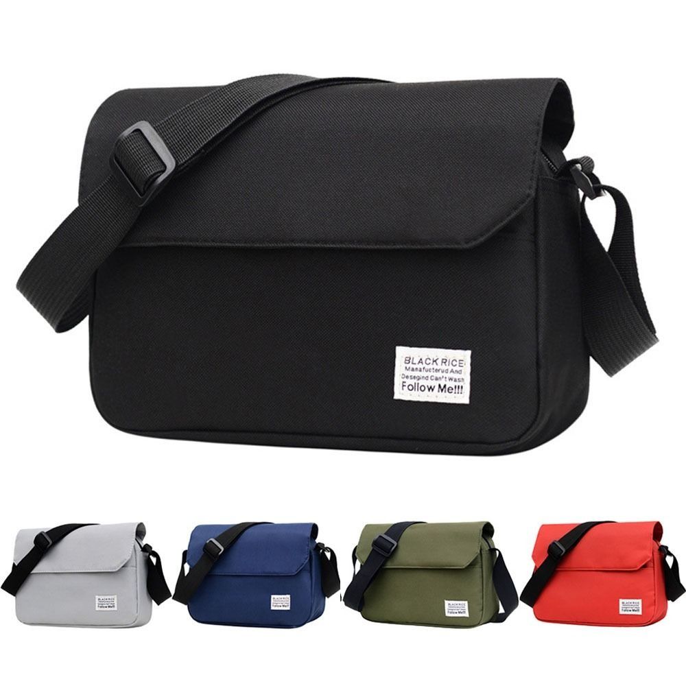 Solid Color Crossbody Bag Waterproof Leisure Bandage Bag Casual Street Bags Student