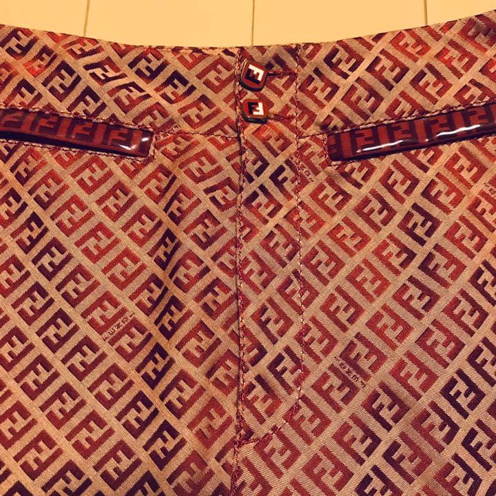 Used FENDI Zucchino skirt, size 40, authentic, with hanger