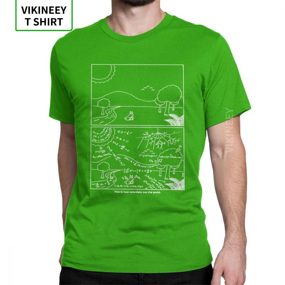 How Scientists See The World T Shirt Science Physics Geek Mathematics Equation Nerd Fun Tee Shirt Short Sleeve T-Shirts