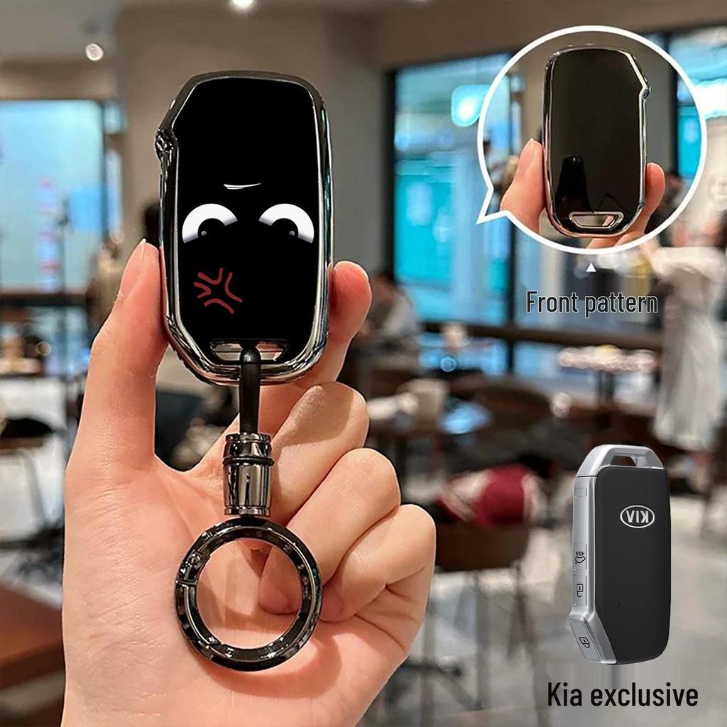 Чехол для ключа Kia: Подходит для K5, K3, K4, Sportage, KX3, Sorento, KX5, Niro с пакетом Kaizen и оболочкой с перекрестной пряжкой