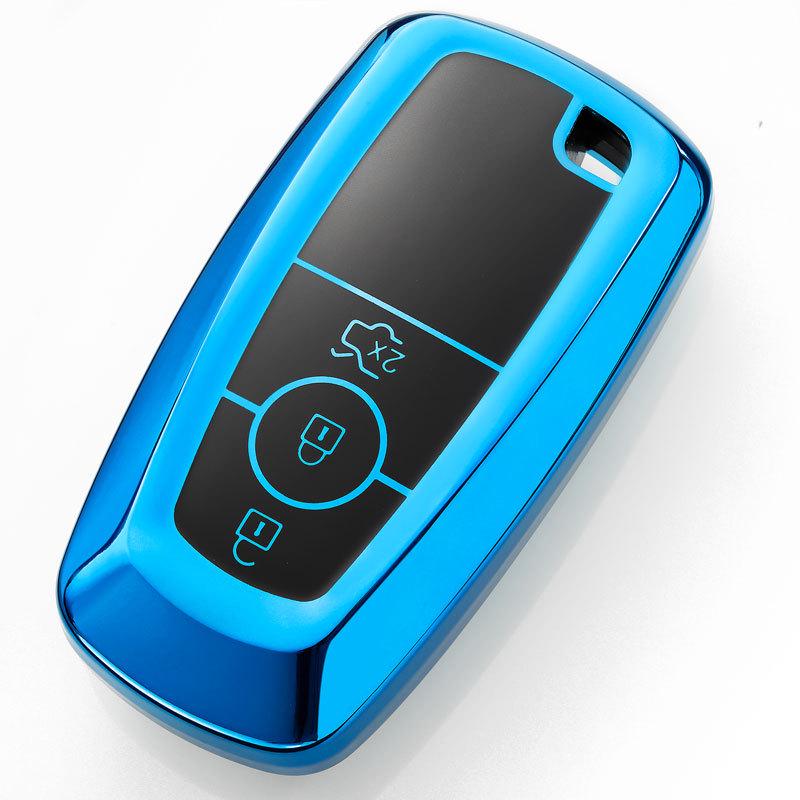 Чехол для ключа Ford для 18 Edge, Mondeo, EcoSport, 19 Everest - Защитная оболочка с застежкой