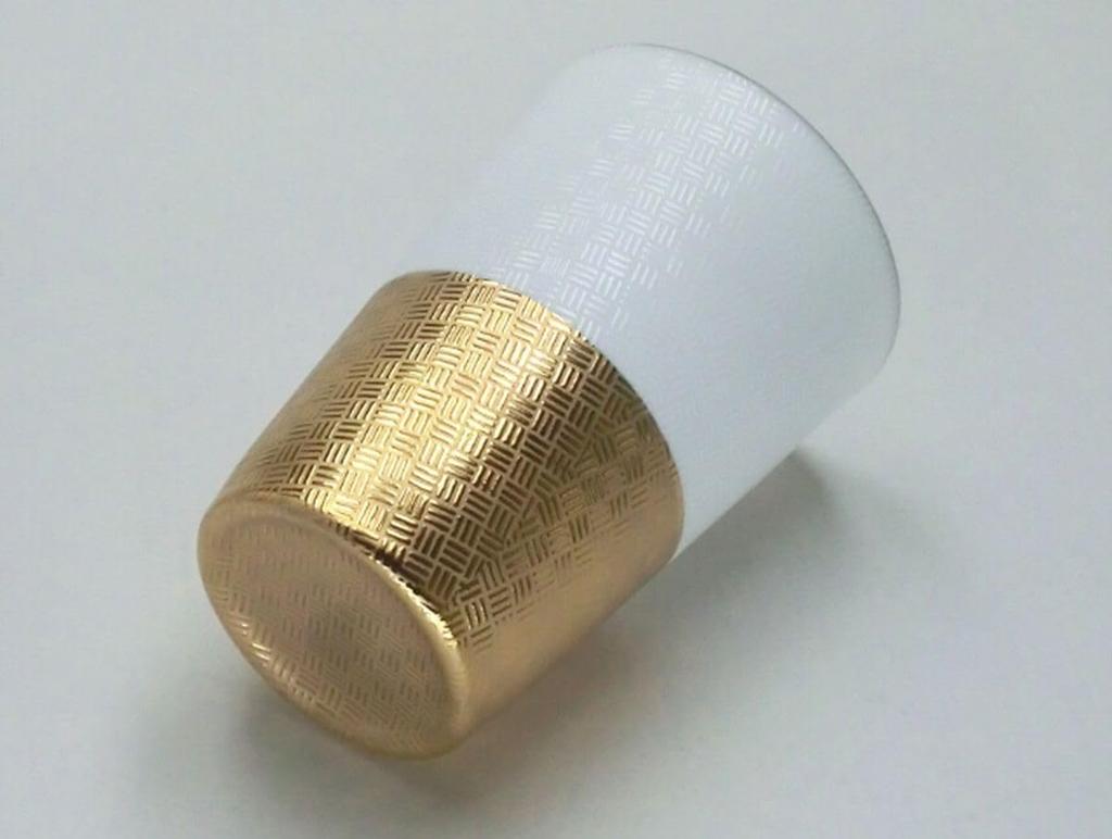 Деревянная чашка J-kitchens, сделанная в Японии, ультратонкая, светопропускающая, золотая, Ajiro, коробка, 370 мл,