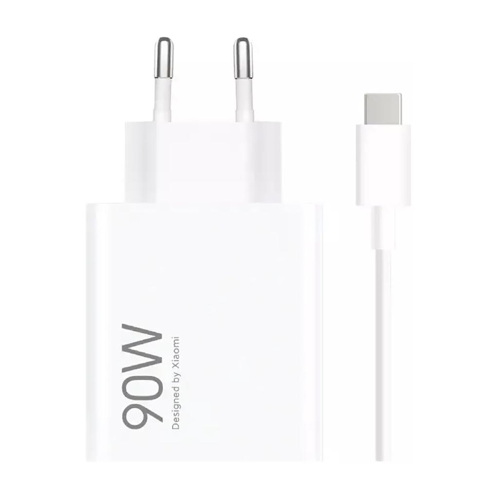 Ładowarka sieciowa Xiaomi HyperCharge Combo USB-A 6.1A 90W z kablem USB-C - biała