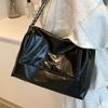 Large-capacity Bag Women's 2025 New High-end Tote Bag College Student Simple Versatile Chain Underarm Shoulder Bag