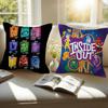 Movie cartoon IInside FUN Out   Cushion Cover Inches Farmhouse Decor Home Throw Pillow Covers for Couch Decorations