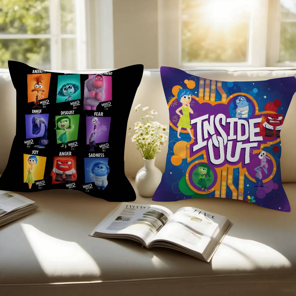 Movie cartoon IInside FUN Out Cushion Cover Inches Farmhouse Decor Home Throw Pillow Covers for Couch Decorations