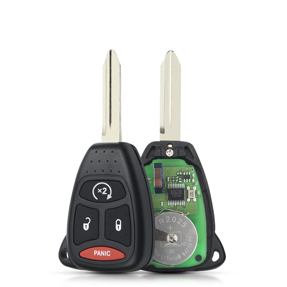KEYYOU 315/433Mhz Remote Car Key 2/3/4 Buttons KOBDT04A For Dodge Chrysler Jeep Dakota Durango Charger 300 Aspen Grand Cherokee