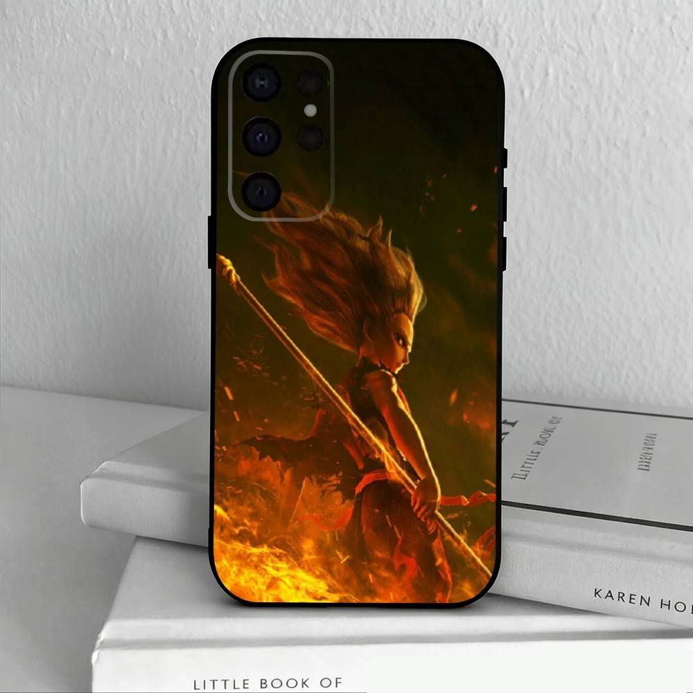 Забавный фильм Нэ Чжа Чехол для телефона для Samsung S25,24,23,22,30,21,10,9,Ultra,Plus,Lite,FE,4,5 G Мягкий черный чехол