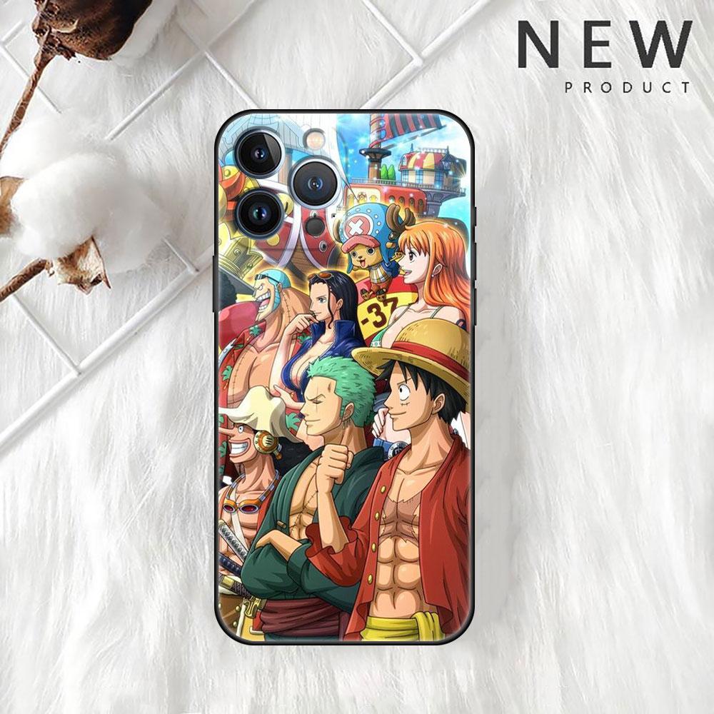Чехол для Apple iPhone 11 13 14 12 Pro 7 Plus XR X XS Max 6 6S 13Pro Max черный силиконовый чехол для телефона One-piece