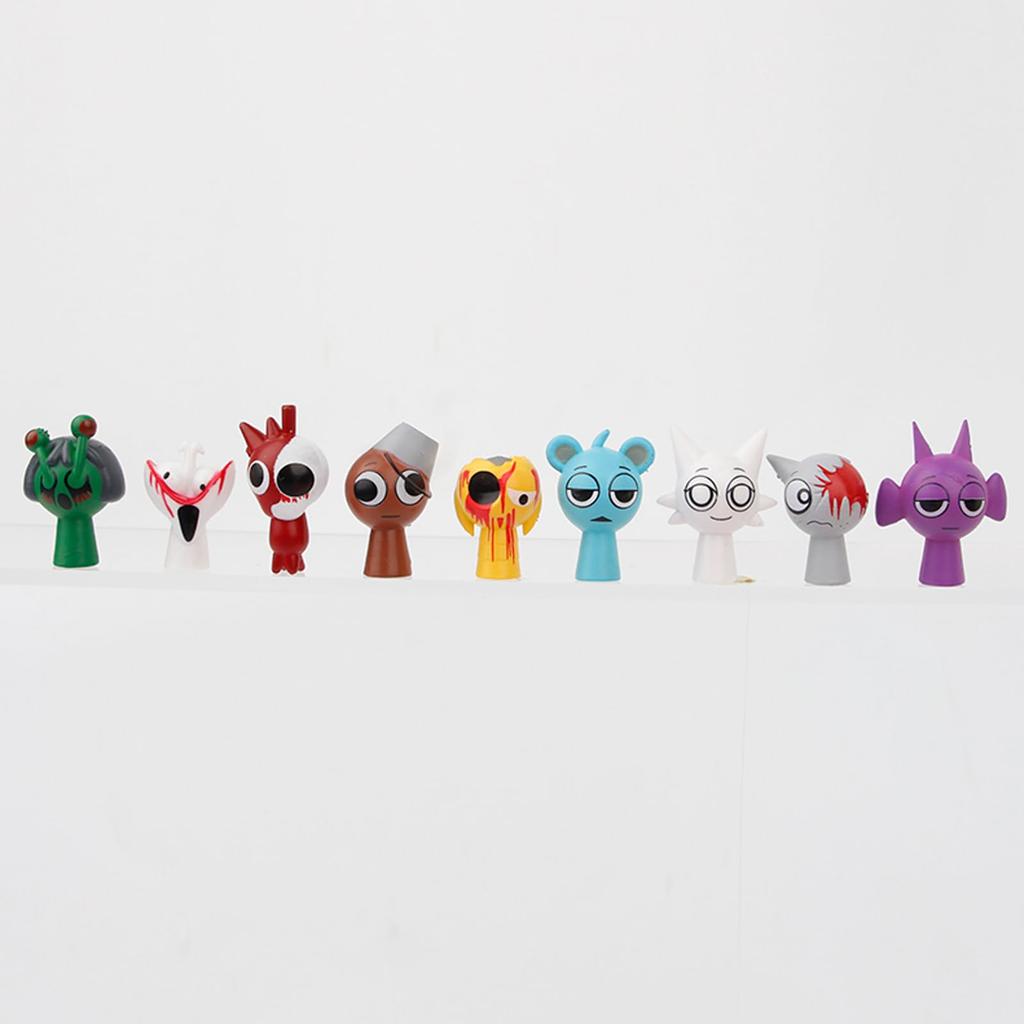 Splanky Figure 48 Set Super Mini (Height Approx. 3.5 Cm) Singing Monster Toy Accessories (For Children 5 Years and Older) Splanky Goods Gift (48
