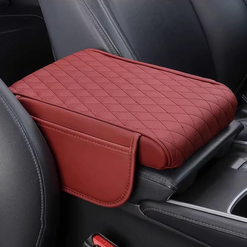 Car Armrest Pad for Lexus GX J150 J120 GX 460 400 GX OR Leather Armrest Box Mat Center Console Cushion Pad Universal Armrest Seat Box Cover