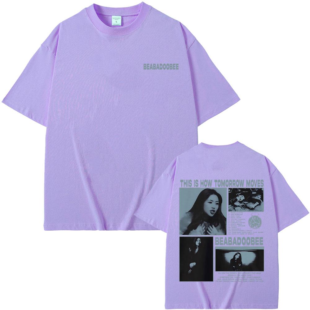 Beabadoobee This Is How Tomorrow Moves Графическая футболка Мужская Женская Мода Повседневные Футболки Оверсайз Мужские Хлопковые Футболки Подарок для фаната