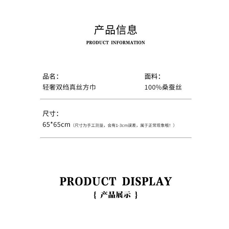 Literary Flower All-matching Mulberry Silk Crepe De Chine Scarf Sunscreen Fashion Square Towel
