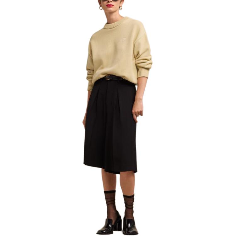AMIPARIS SS24 Sweater Unisex Cream UKS028016-721