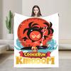 Cookie Run Kingdom Пряный Печенька Модная Покрывало Игрок Игра Фланель Винтажный Дышащий Плед Модное Покрывало для Покрывала Весна Авто