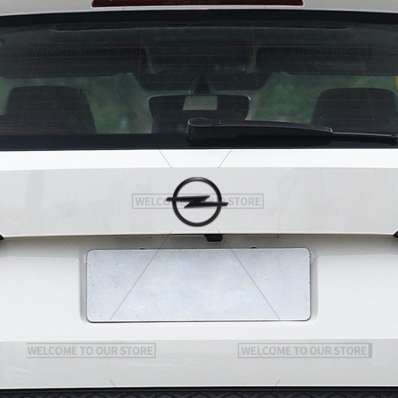 3D Car Styling For OPEL Zafira Astra Mokka Movano Vectra Insignia Emblem Badge Metal Stickers Rear Trunk Decals Auto Accessories