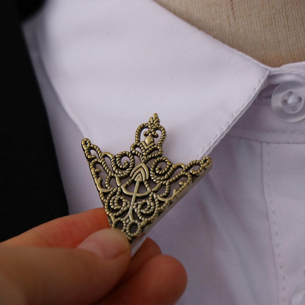 Wedding Party Collar Pin Lapel Clip Collar Clip Shirts Collar Blouse Collar Brooch Lapel Pin