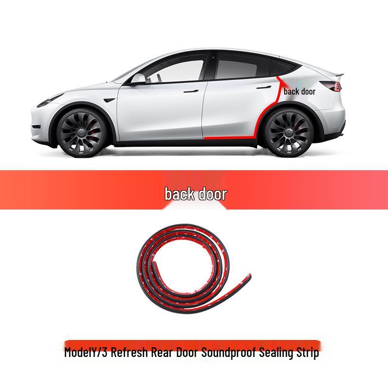 Звукоизоляционная уплотнительная лента для Tesla Model 3/Y Стойка B Снижение шума