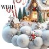 Holiday House Hanging Decor Christmas Pendant Acrylic 2D Flat Ornament Mini Snow-covered Cabin Cartoon Decoration for Tree Mantel Car Charming