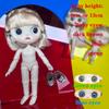 Милая Мини кукла BJD Девочка Мальчик Лысая голова Ob11 1/12 Голая DIY Игрушки Ручной работы Куклы Полное тело Зеленые Синие глаза Арт Кукла Аксессуары Искусство