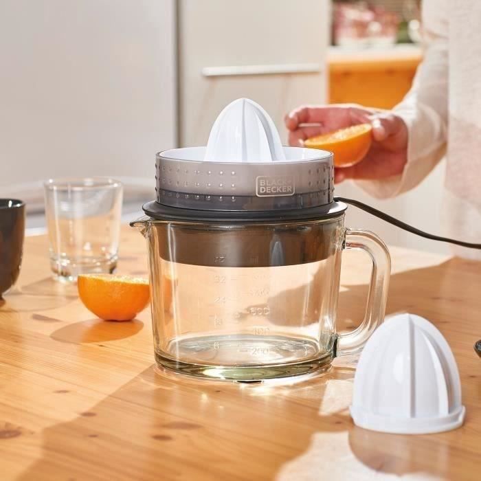 BLACK &; DECKER - Citrus Juicer - 1 L - 2 Cones - 30W - BXCJ30E