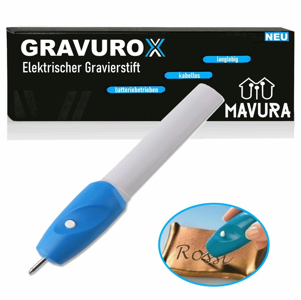 GRAVUROX Electric Engraving Pen Engraving Pen Engraving Device Mini Engraver Pen