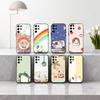 C-Милый-E C-Мультяшный-N H-Хомяк Чехол для Телефона Для Samsung S25,24,23,22,30,21,10,9,Ultra,Plus,Lite,FE,4,5 G Мягкий Черный Чехол
