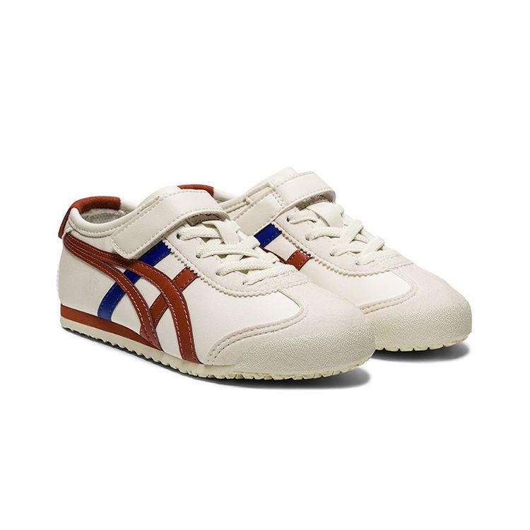ONITSUKA TIGER Детские кроссовки на липучках Mexico 66 Birch Rust Orange 1184A049-202