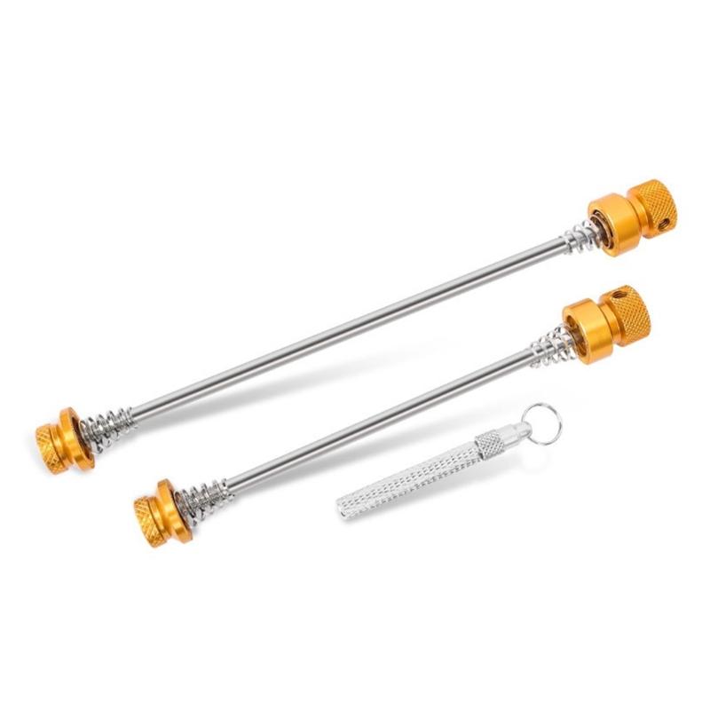 Bicycles Front Rear Hub Set Mountain Bicycles Hub Levers Aluminum Alloy Bike Skewers Bicycles Maintenance Tool Enduring