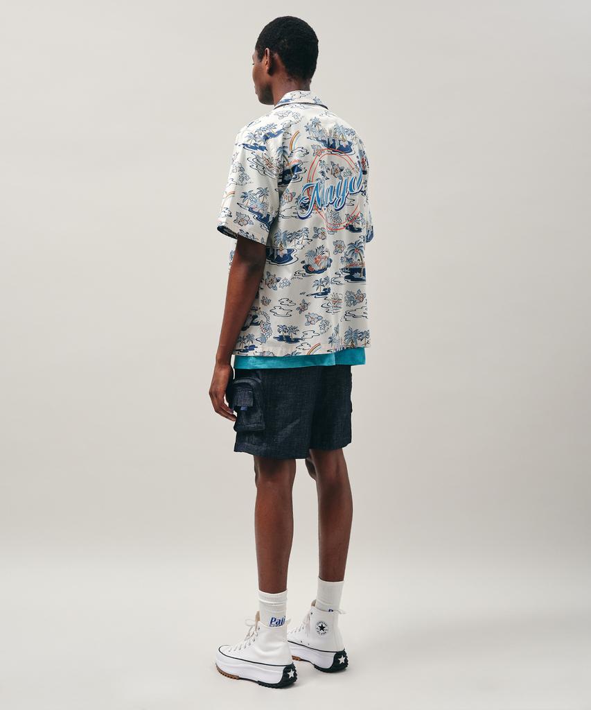 MAYOL Aloha Graphic Short Sleeve Shirt_White