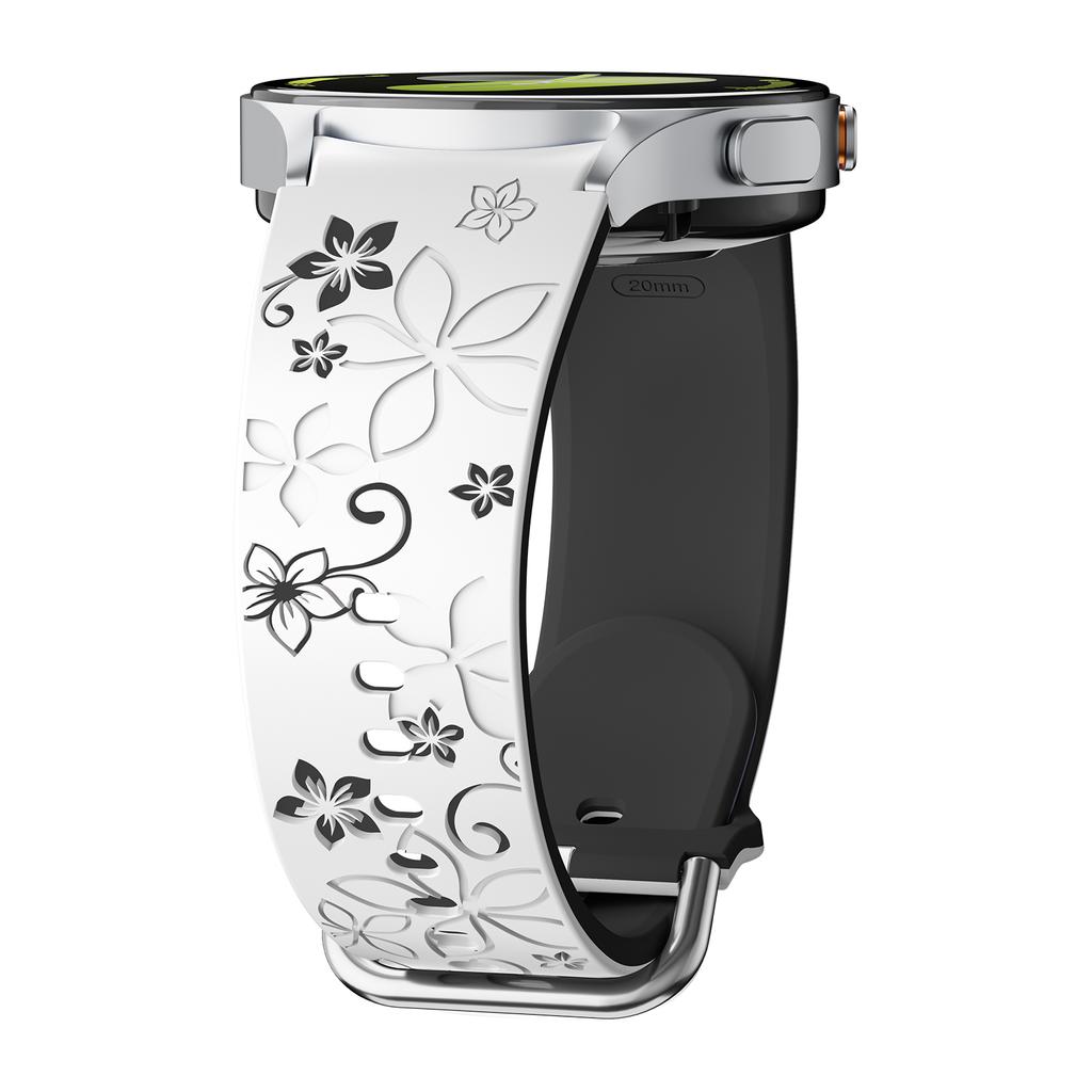 Спортивный ремешок для Samsung Galaxy Watch 7 6 5 4 44 мм 40 мм Watch FE 40 мм 6 Classic 43 мм 47 мм 4 Classic 46 мм 42 мм Силиконовый ремешок для Samsung Galaxy Watch 5