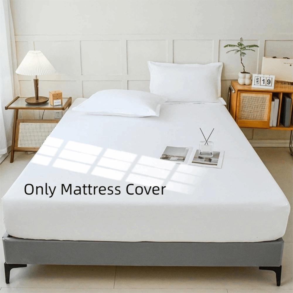 Non-slip Solid Color Mattress Cover Skin-friendly Urinary Barrier Bed Sheet Bed Cover Elderly