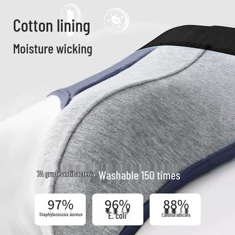 Nanjiren Мужские антибактериальные хлопковые брифы класса люкс, 4 штуки