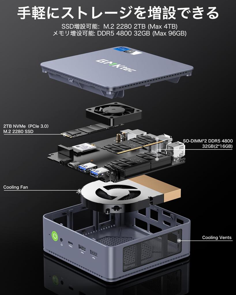 GMKtec мини-ПК 13-го поколения Intel Core i7 13620H max DDR5 SSD мини-ПК Windows 11 Pro мини-компьютер небольшой ПК LAN 3 вывода экрана игровой компьютер