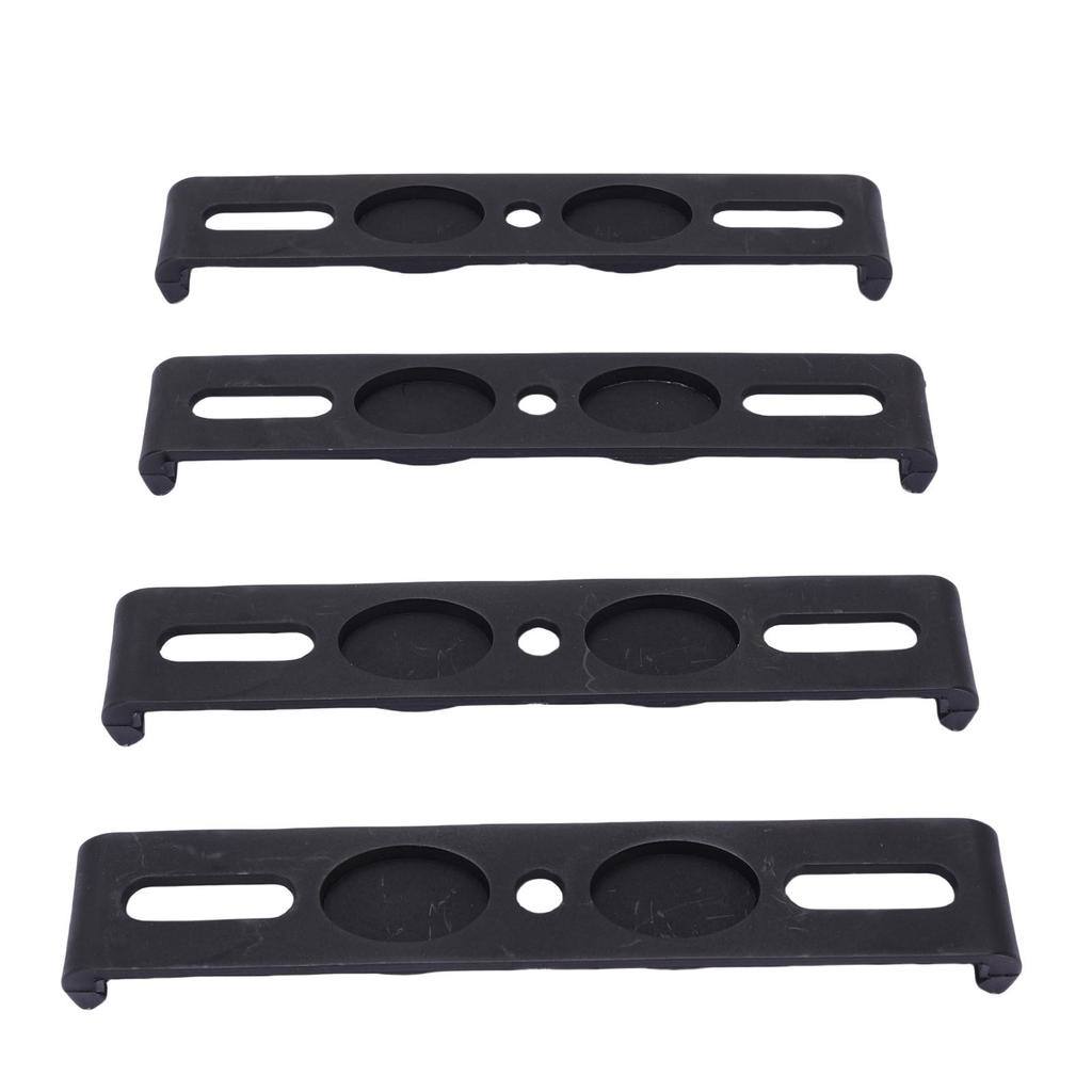 4PCS Frameless License Plate Holders Waterproofing Snap On License Plate Bracket for European Country License Plates