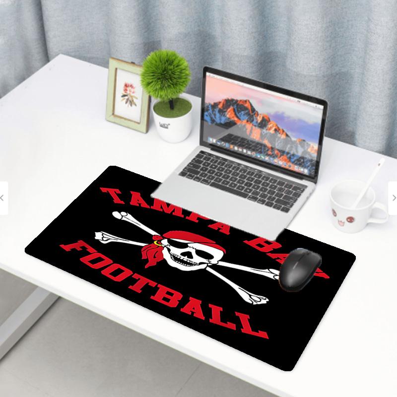 Tampa Bay Buccaneers Print Mouse Pad, Anti‑Slip Desktop keyboard Mat, for PC Laptop Gaming Working Daily Use, Cool Festival Birthday Gift