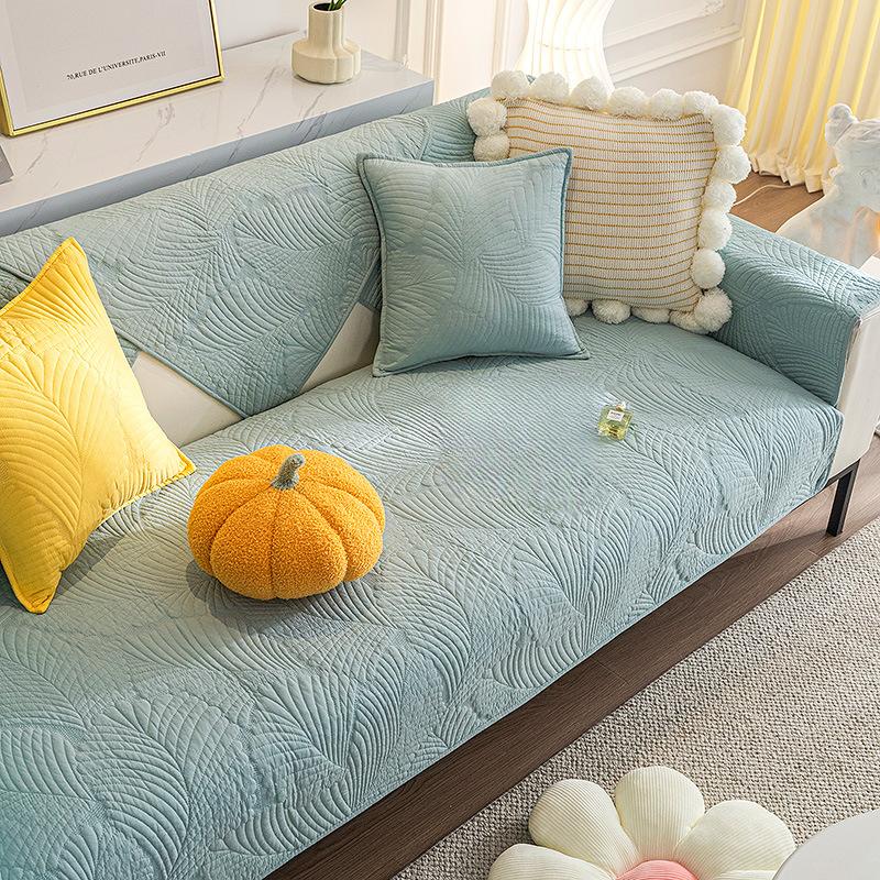 Подушка для дивана Nordic Simple из чистого хлопка Four Seasons Universal Non-Slip Cotton Cushion Cover Sofa Cover Cover Cloth Cushion