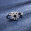Hot-Selling Copper Gold-Plated Ring for Women Korean Style Flower Girl Hand Jewelry Dopamine Hot Sale