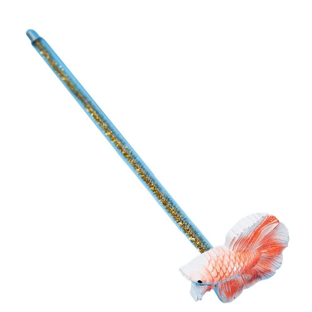 Plaything Simulation Betta Stick Interactive Fish Training Stick Aquariums Wand Tank Decoration