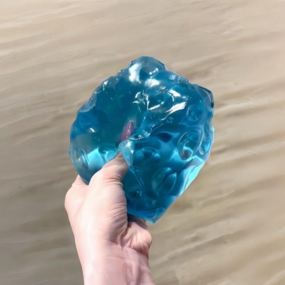 Cube Shape Squeeze Toy Translucence Decompression Toy Stress Relief Sensory Toy  Adult